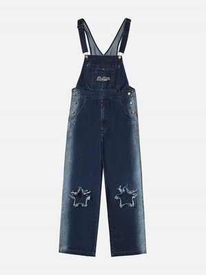 Pantalon Aelfric Eden Star Fringed Overalls Violette | TLA-08403093